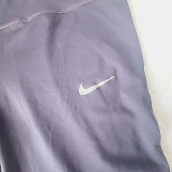 Nike Dri-Fit Women's Running Crop Tights Purple Stretch Plus Size 1X - Picture 3 of 15